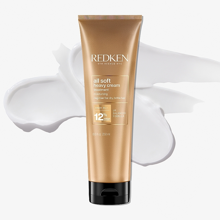 Маска-крем для сухого і ламкого волосся - Redken All Soft Heavy Cream Super Treatment Mask — фото N2