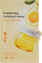 Освітлювальна тканинна маска для обличчя - Frudia Brightening Citrus Mask — фото N2