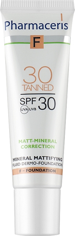 Мінеральний матувальний дермо-флюїд - Pharmaceris F Mineral Dermo-Fluid Matting SPF30 — фото N1