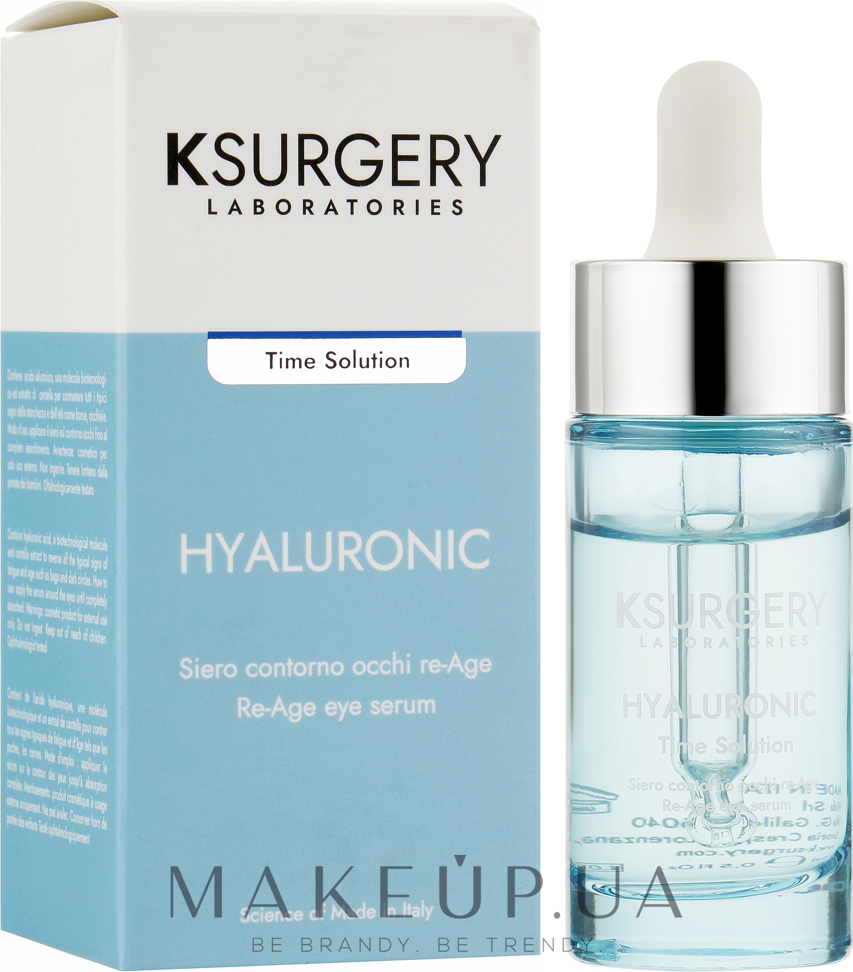 Сироватка для очей - K-Surgery Hyaluronic Time Solution Re-age Eye Serum — фото 15ml