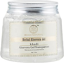 Універсальний гель для тіла і волосся "Алое вера" - Khadi Natural Herbal Aloevera Gel Transparent — фото N1