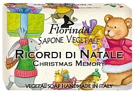 Парфумерія, косметика Рослинне мило - Florinda Special Christmas Christmas Memory Vegetal Soap Bar