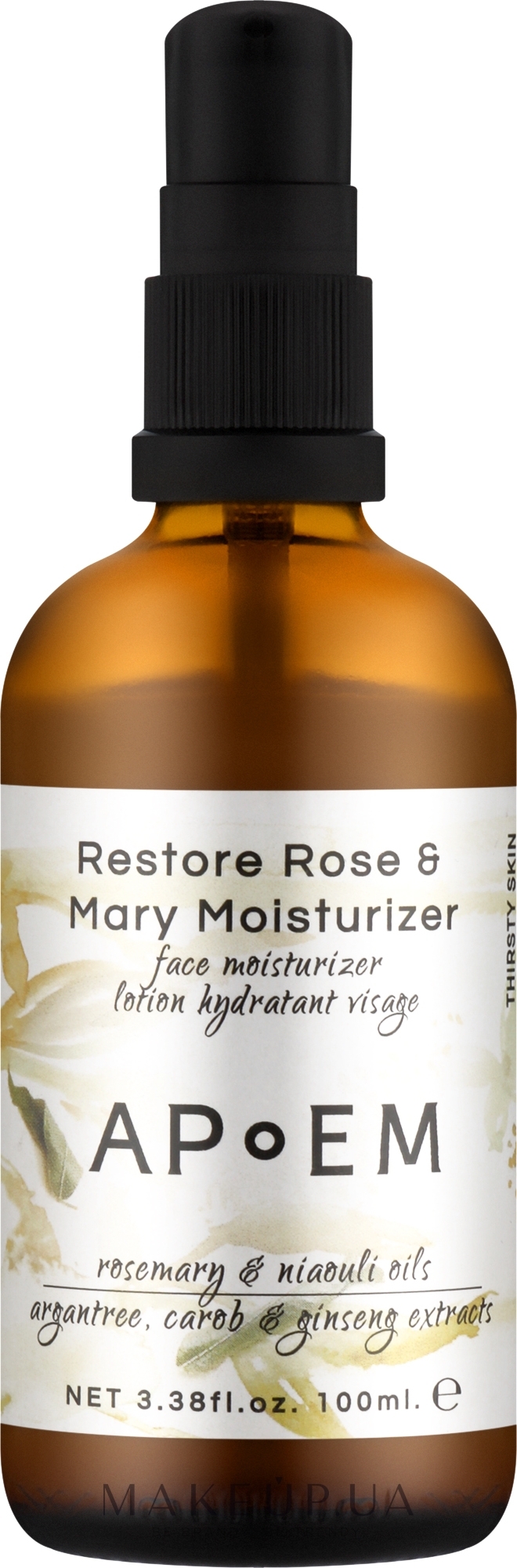 Ароматное увлажняющее средство для лица и тела - APoEM Restore Rose & Mary Moisturizer — фото 100ml