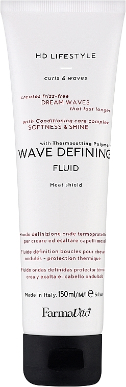 Моделирующая жидкость для мягкой фиксации волос - Farmavita HD Lifestyle Wave Defining Fluid — фото N1