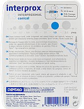 Щетки для межзубных промежутков, 1,3 мм - Dentaid Interprox 4G Conical — фото N2