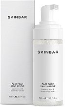 Пінка для обличчя очищувальна з бурштиновою кислотою і екстрактом розмарину - SKINBAR Succinic Acid & Rosemary Extract Face Foam — фото N1