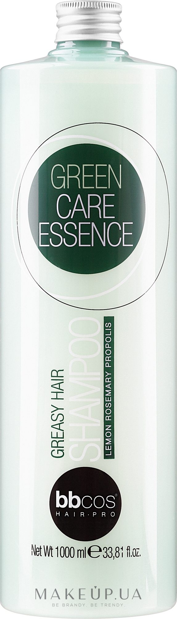 Шампунь для жирной кожи головы - BBcos Green Care Essence Greasy Hair Shampoo — фото 1000ml