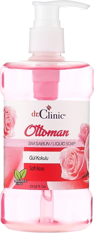 Рідке мило з екстрактом троянди - Dr. Clinic Ottoman Soft Rose Liquid Soap — фото N3