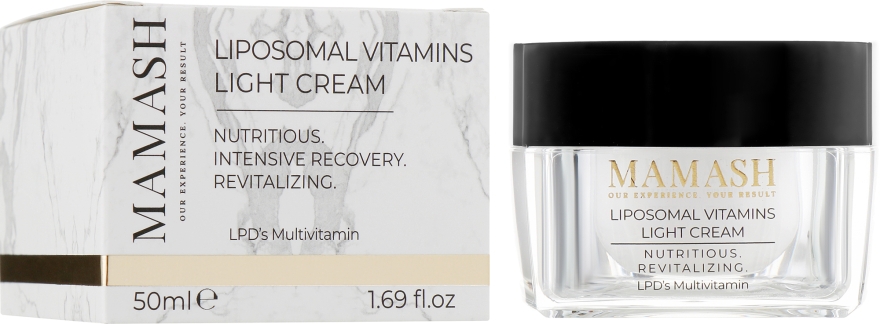 Легкий крем для лица - Mamash Liposomal Vitamins Light Cream