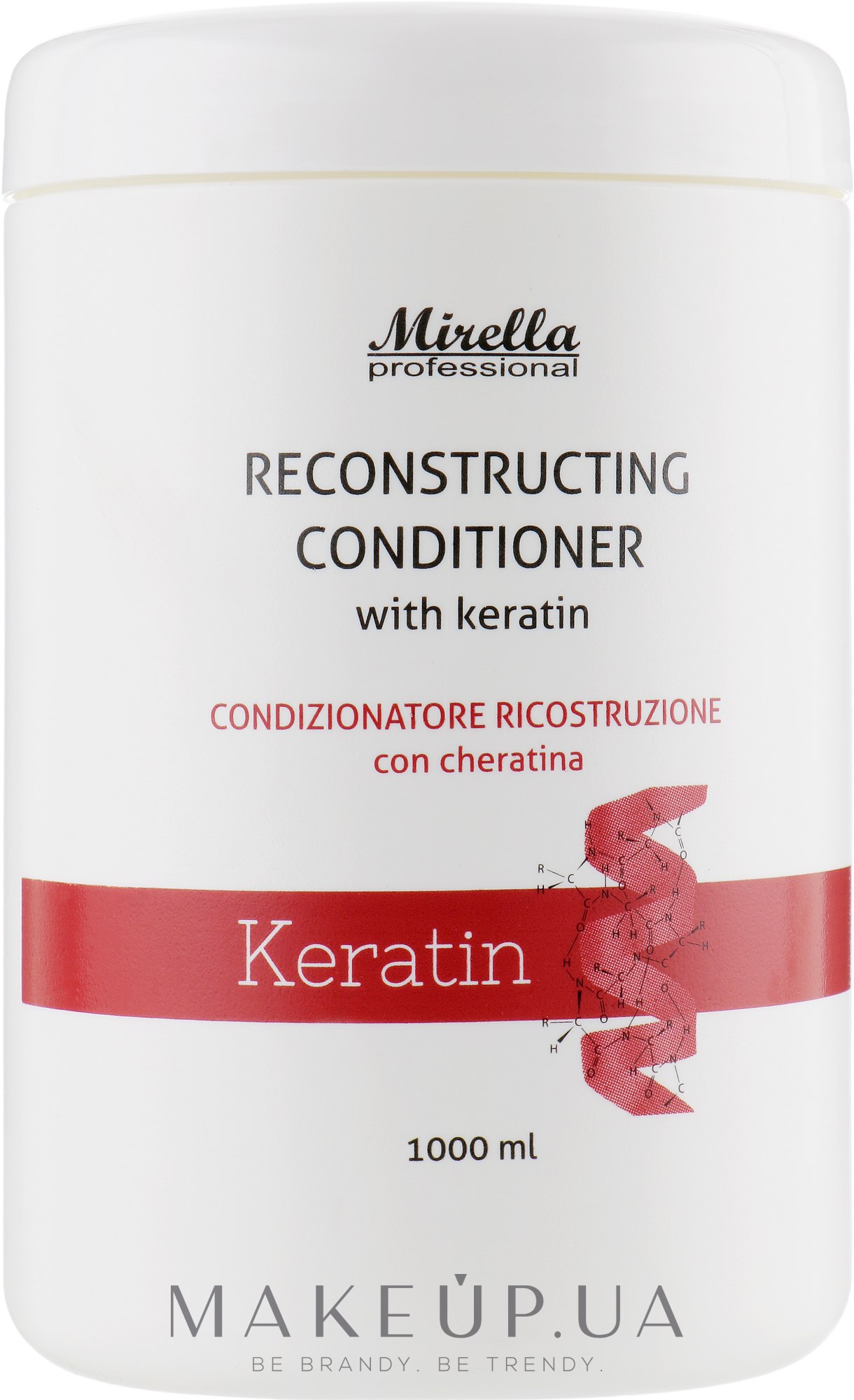 Восстанавливающий кондиционер с кератином - Mirella Hair Care Reconstructing Conditioner — фото 1000ml