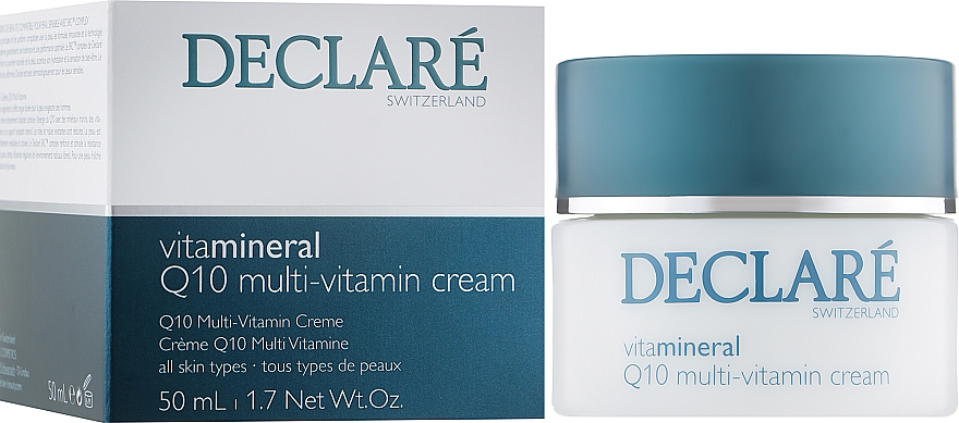 Чоловічий крем для обличчя - Declare Men Vitamineral Q10 Multi-Vitamin Cream — фото N2