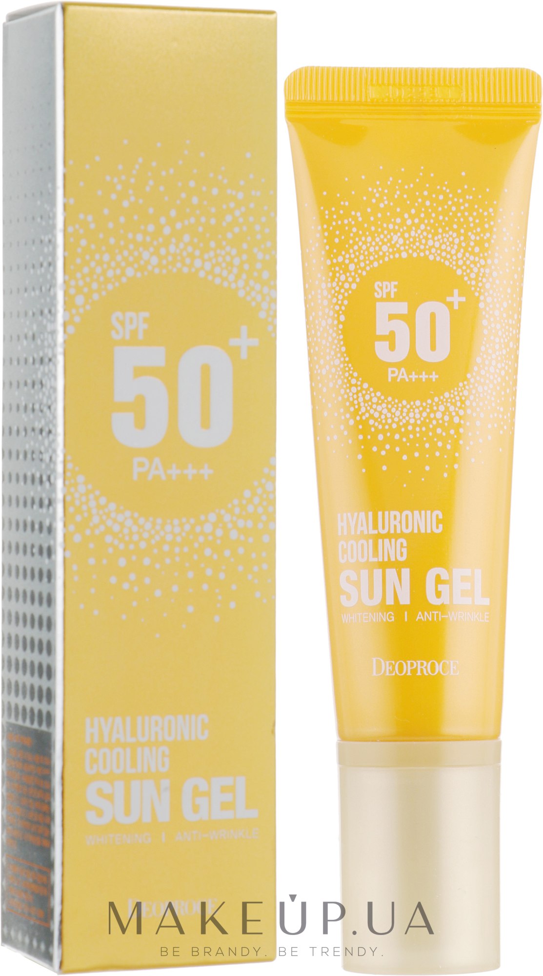 Sun gel отзывы. Sun гель Deoproce Hyaluronic Cooling Sun Gel. Deoproce Sun Gel 50+ гель. Sun Gel Hyaluronic Cooling 50. Hyaluronic Cooling Sun Gel SPF.