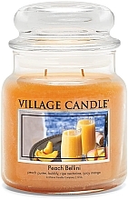 Ароматична свічка у банці «Персиковий белліні» - Village Candle Peach Bellini — фото N2