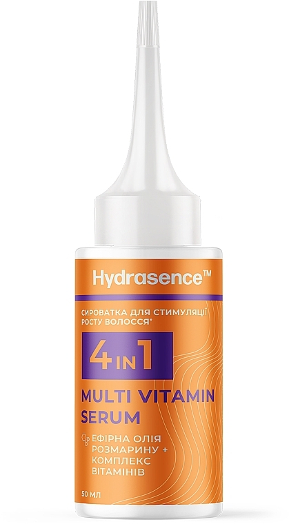 Розмаринова сироватка для стимуляції росту волосся 4в1 - Hydrasence Multi Vitamin Serum 4In1