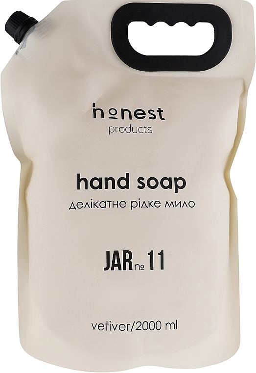Деликатное жидкое мыло - Honest Products JAR №11 Hand Soap (сменный блок) — фото N1