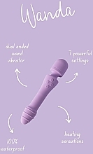 Вибратор, сиреневый - Natural Glow Wanda Vibrator — фото N5