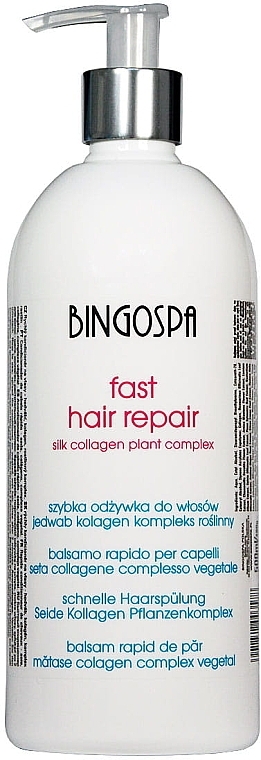 Кондиціонер для волосся - BingoSpa Fast Hair Repair Conditioner — фото N1