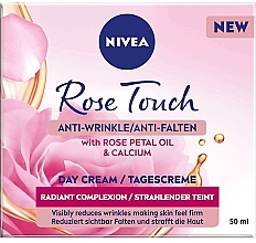 Антивіковий денний крем для обличчя - NIVEA Rose Touch Day Cream — фото N2