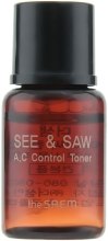 Духи, Парфюмерия, косметика Тоник для проблемной кожи лица - The Saem See & Saw A.C Control Toner (мини)