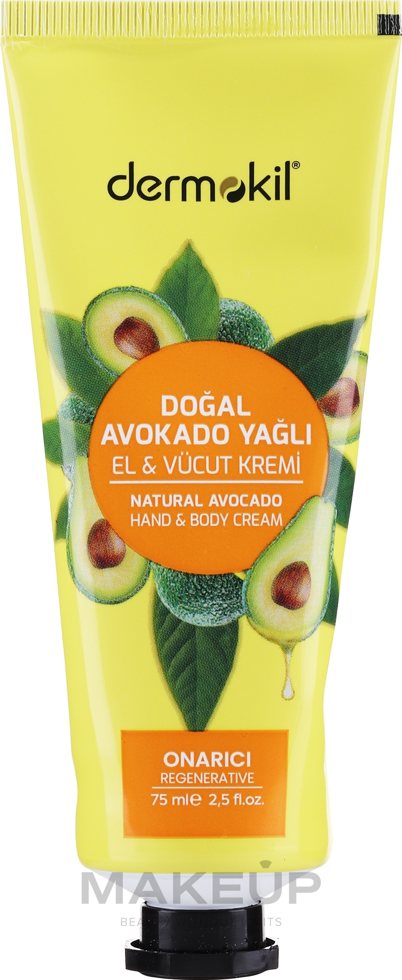 Крем для рук и тела с экстрактом авокадо - Dermokil Hand & Body Cream Avocado Extract — фото 75ml