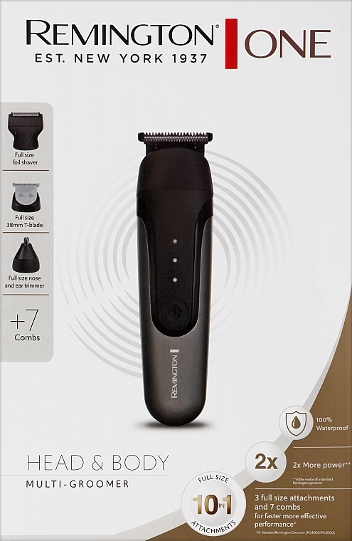 Набір для підстригання волосся - Remington One Head & Body Multi-Groomer PG760 — фото N2