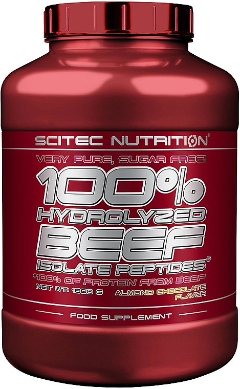 Гидролизованный протеин - Scitec Nutrition 100% Hydrolyzed Beef Isolate Peptides Almond-Chocolate — фото N2