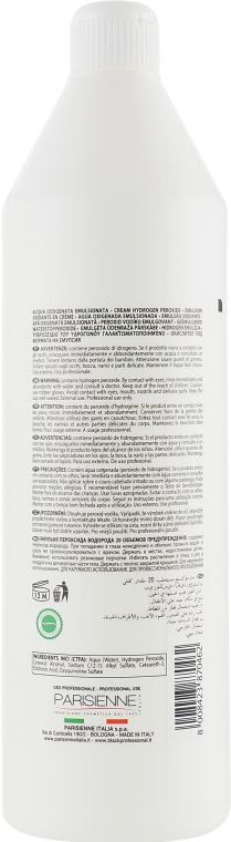 Емульсійний окислювач 20 Vol. 6 % - Black Professional Line Cream Hydrogen Peroxide — фото N4