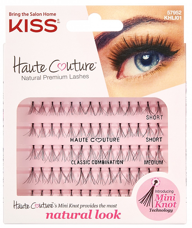 Накладные пучки - Kiss Haute Couture Natural Premium Lashes — фото N1