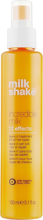 УЦЕНКА Несмываемая маска-спрей для волос с 12 активными эффектами - Milk_Shake Incredible Milk * — фото N2