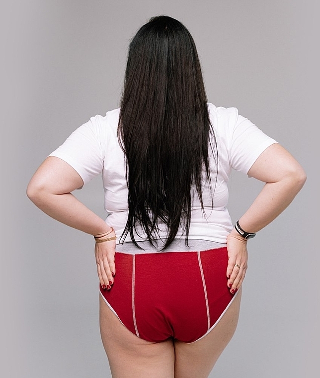 Труси жіночі менструальні "Спорт", бордо - BNB — фото N6