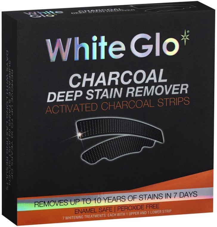 Stain Remover Strips - White Glo Charcoal Deep Stain Remover Strips — фото N1