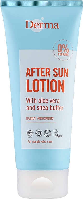 Лосьйон для засмаги, з екстрактом алоє - Derma After Sun Lotion Med Aloe Vera — фото N3