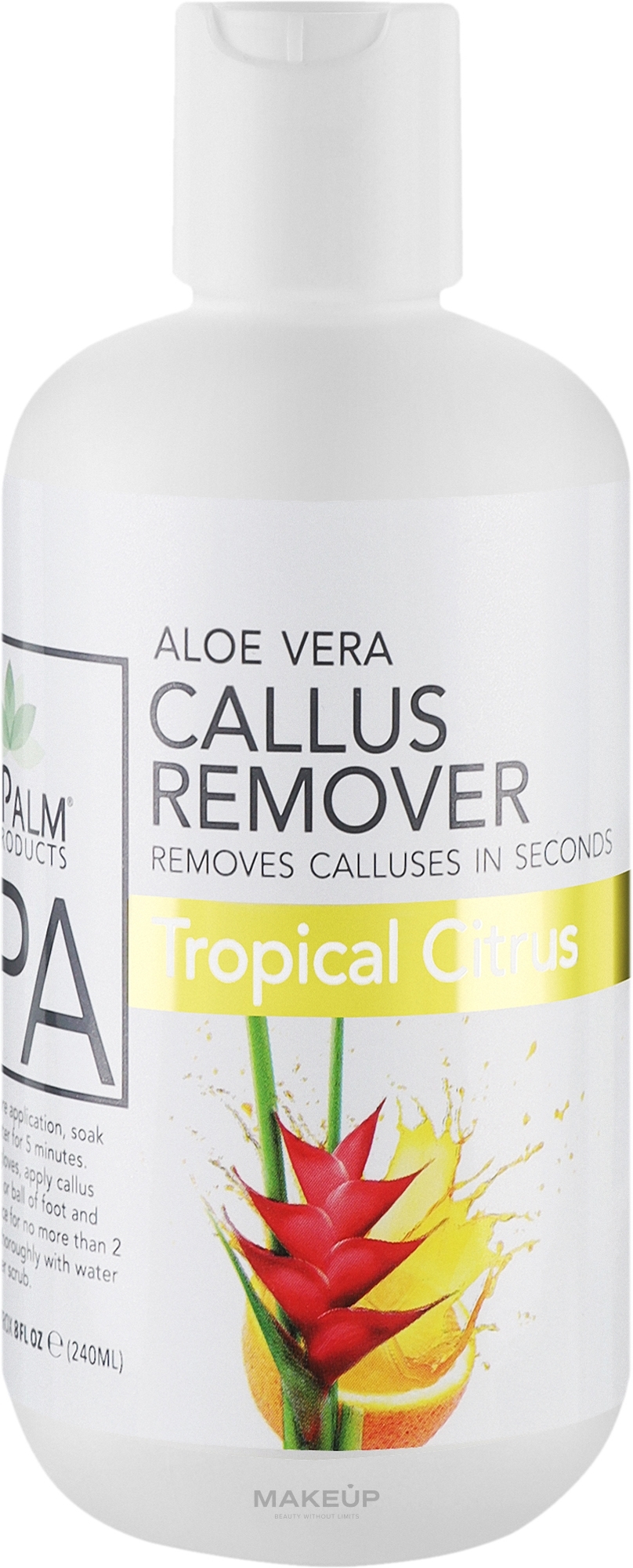 Засіб для видалення мозолів і натоптнів "Тропічний цитрус" - La Palm Callus Remover Tropical Citrus — фото 236ml