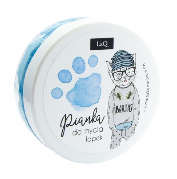 Очищающая пенка для тела, рук и волос, синяя - LaQ Cleansing Foam — фото N1