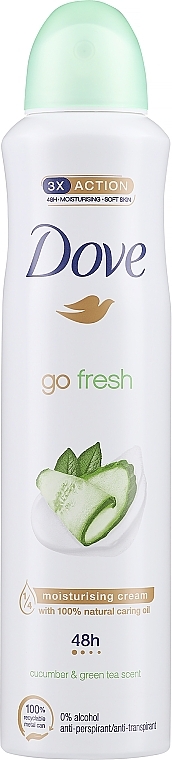 Дезодорант "Прикосновение свежести" - Dove Go Fresh Cucumber & Green Tea Scent Antiperspirant Deodorant — фото N1