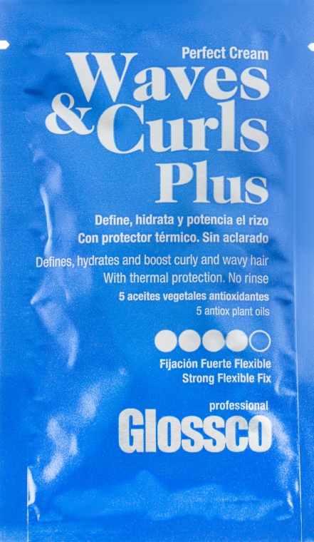 Крем "Идеальные локоны" средней фиксации - Glossco Waves & Curls Plus Cream (пробник)