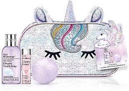 Духи, Парфюмерия, косметика Набор - Baylis & Harding Beauticology Unicorn (sh/cr/60ml + lip/balm/5g + bath/bomb/45g + bag/1pcs)