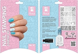 Стартовий набір для стемпінгу № 41 - Moyra Nail Stamping Starter Kit — фото N1