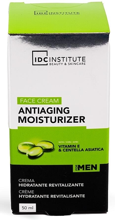 Мужской крем для лица антивозрастной - IDC Institute Antiage & Moisturizer Men Face Cream — фото N2