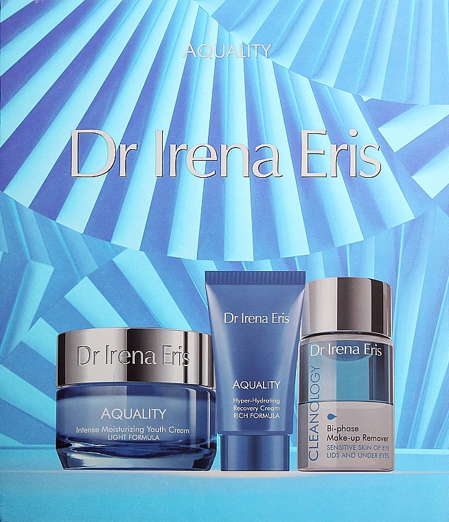 УЦЕНКА Набор - Dr Irena Eris Aquality (f/cr/30ml + f/cr/50ml + remover/50ml) * — фото N1