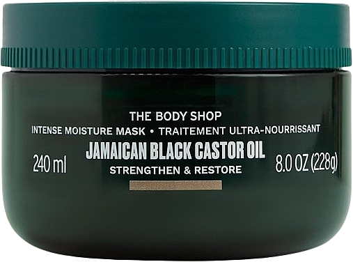 Маска увлажняющая, для волос - The Body Shop Jamaican Black Castor Oil Intense Moisture Mask — фото N2