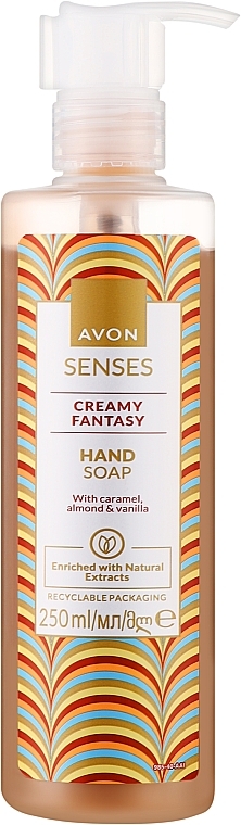 Рідке мило для рук "Кремова фантазія" - Avon Senses Creamy Fantasy Hand Soap — фото N1