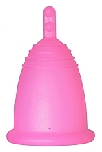 Менструальная чаша с ножкой, размер L, фуксия - MeLuna Sport Menstrual Cup — фото N1