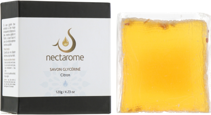Мило гліцеринове з лимоном - Nectarome Soap With Lemon — фото N1