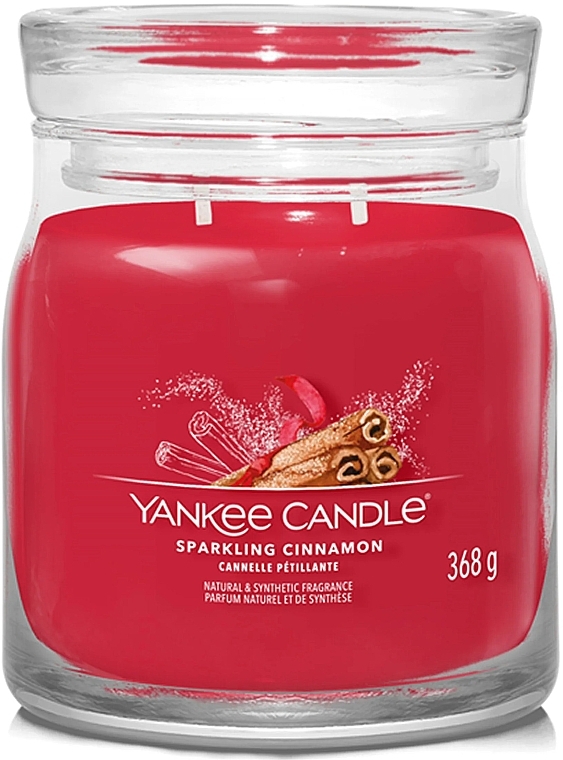 Ароматическая свеча - Yankee Candle Sparkling Cinnamon Scented Candle  — фото N1