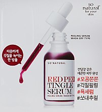 Духи, Парфюмерия, косметика Сыворотка-пилинг для лица - So Natural Red Peel Tingle Serum (пробник)