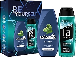 Парфумерія, косметика Набір "For Men. Be Yourself" - Schauma & Fa (shm/250ml + sh/gel/250ml)