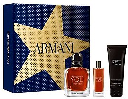 Духи, Парфюмерия, косметика Giorgio Armani Emporio Stronger With You Intensly - Набор (edp/50ml + edp/15ml + sh/gel/75ml)