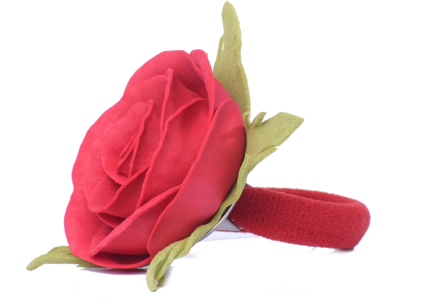 Резинка для волос "Красная роза", маленькая - Katya Snezhkova — фото N2