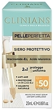 Защитная сыворотка для лица 2 в 1, SPF 50 - Clinians PellePerfetta — фото N1